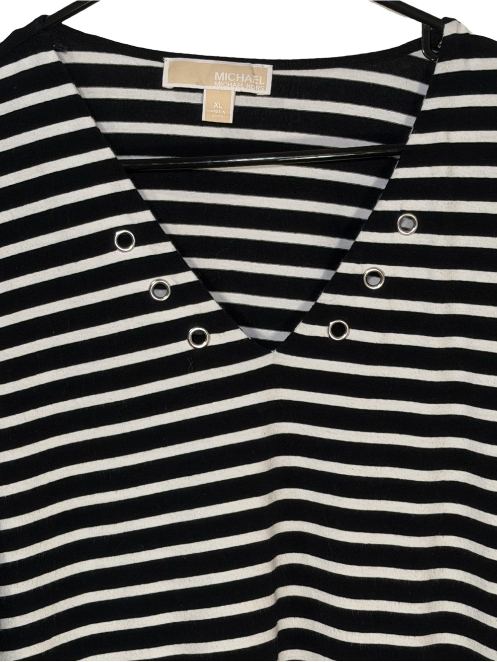 Michael Kors Cover Up or Dress Black and White Preppy Nautical - Picture 4 of 8